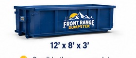 10 yard roll-off dumpster illustration