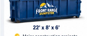 30 yard roll-off dumpster illustration